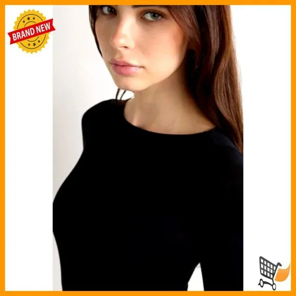 Sheer Boat Neck Modal Cashmere Top Ultralight Slim Fit Elegant Chic